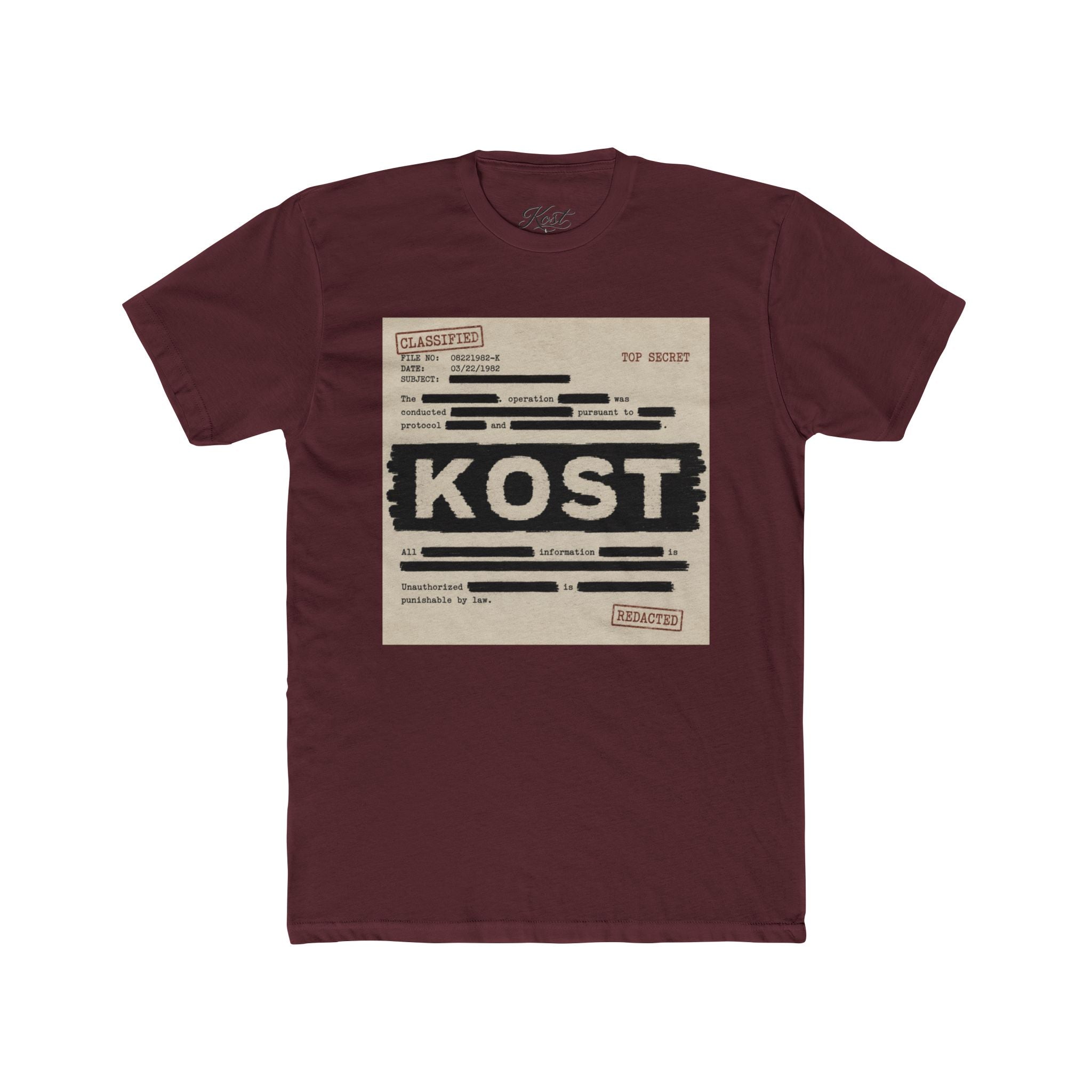 KOST Classified File Graphic Tee