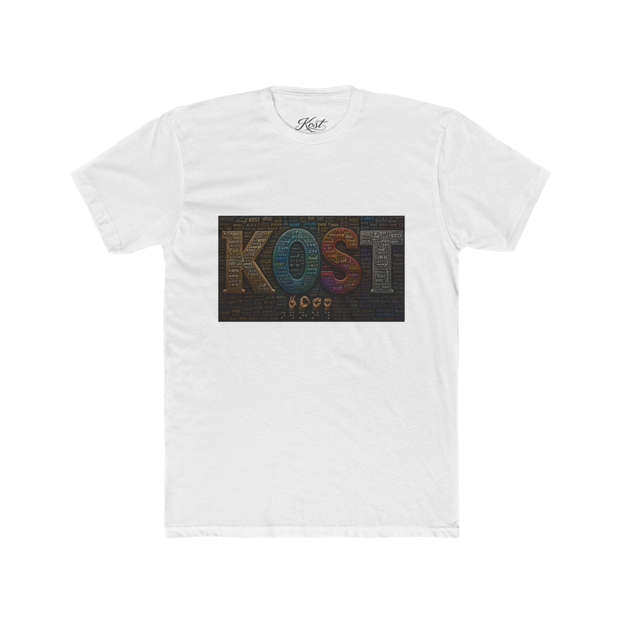 KOST Retro Block Logo Tee — Vintage-Style Graphic Cotton T-Shirt