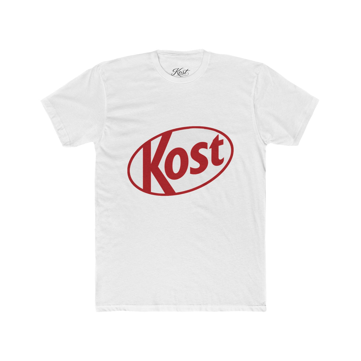 Kost Logo Tee — Vintage Red Graphic T-Shirt