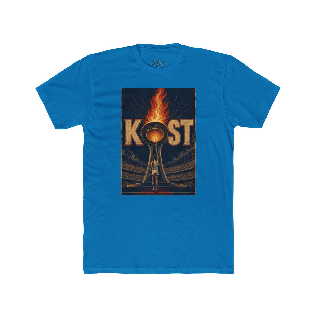 KOST Vintage Torch Tee — Retro Flame Graphic T-Shirt