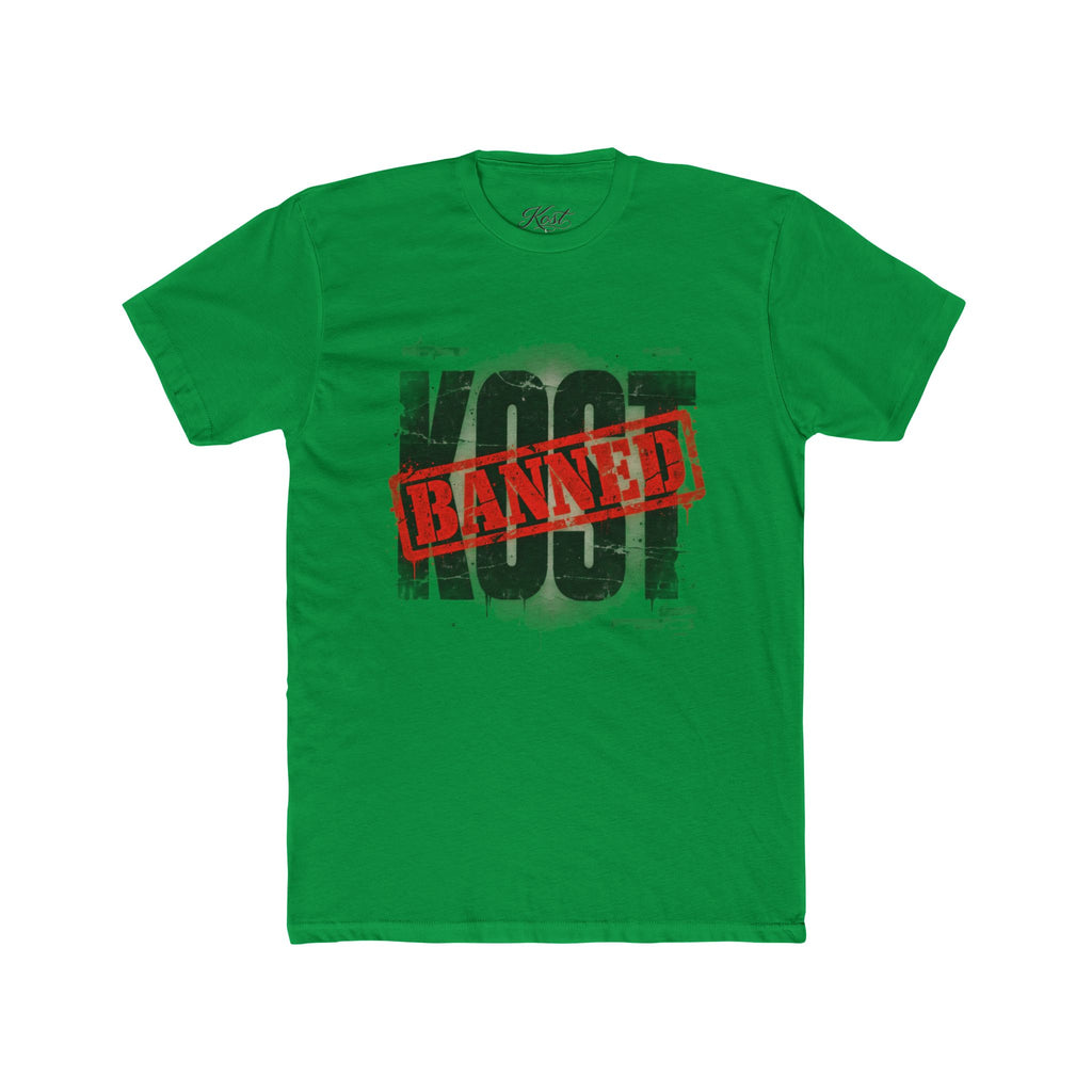 KOOT Graphic Tee — "BANNED" Stamp Distressed Streetwear T-Shirt