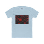 Abstract Red Bokeh Graphic Tee — 'Rogue' Script Design