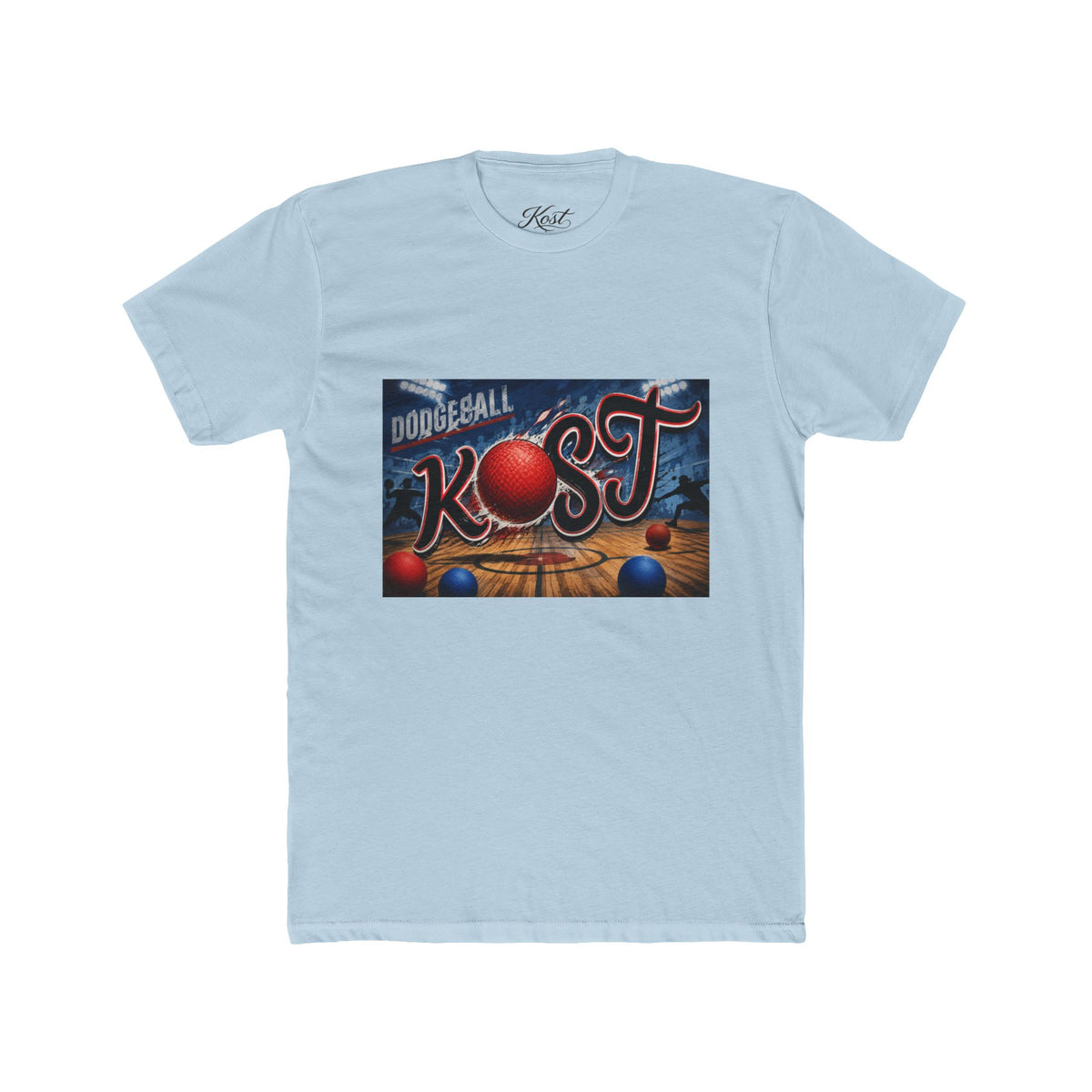 Dodgeball KOST Retro Graphic Tee — Vintage Sports Crew Shirt