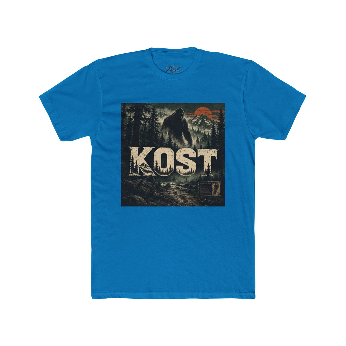 KOST Bigfoot Forest Tee — Vintage Sasquatch Mountain Graphic Shirt
