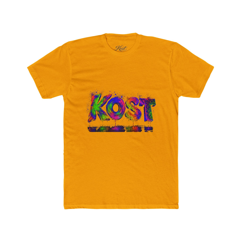 KOST Color-Splatter Tee — Retro Graffiti Graphic T-Shirt
