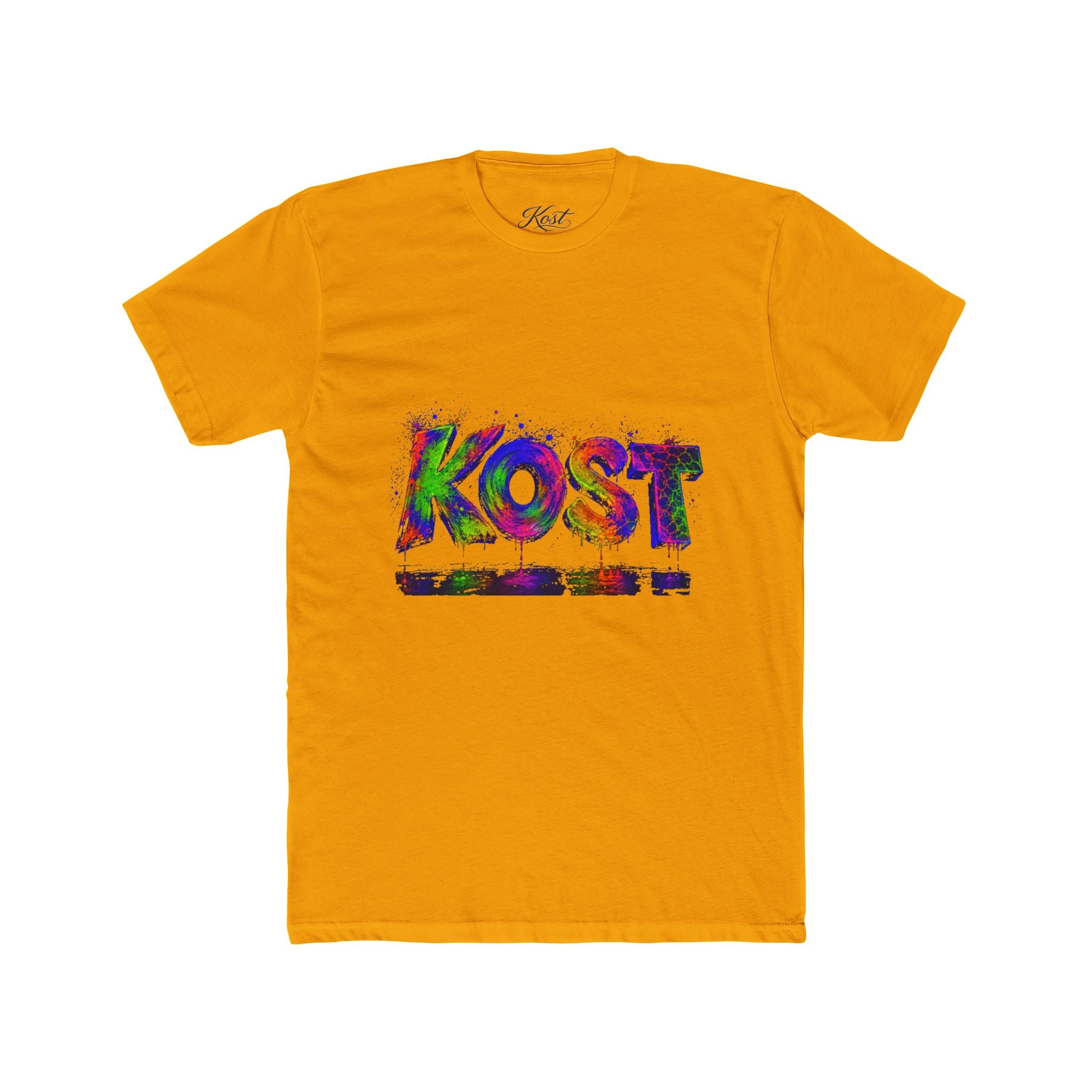 KOST Color-Splatter Tee — Retro Graffiti Graphic T-Shirt