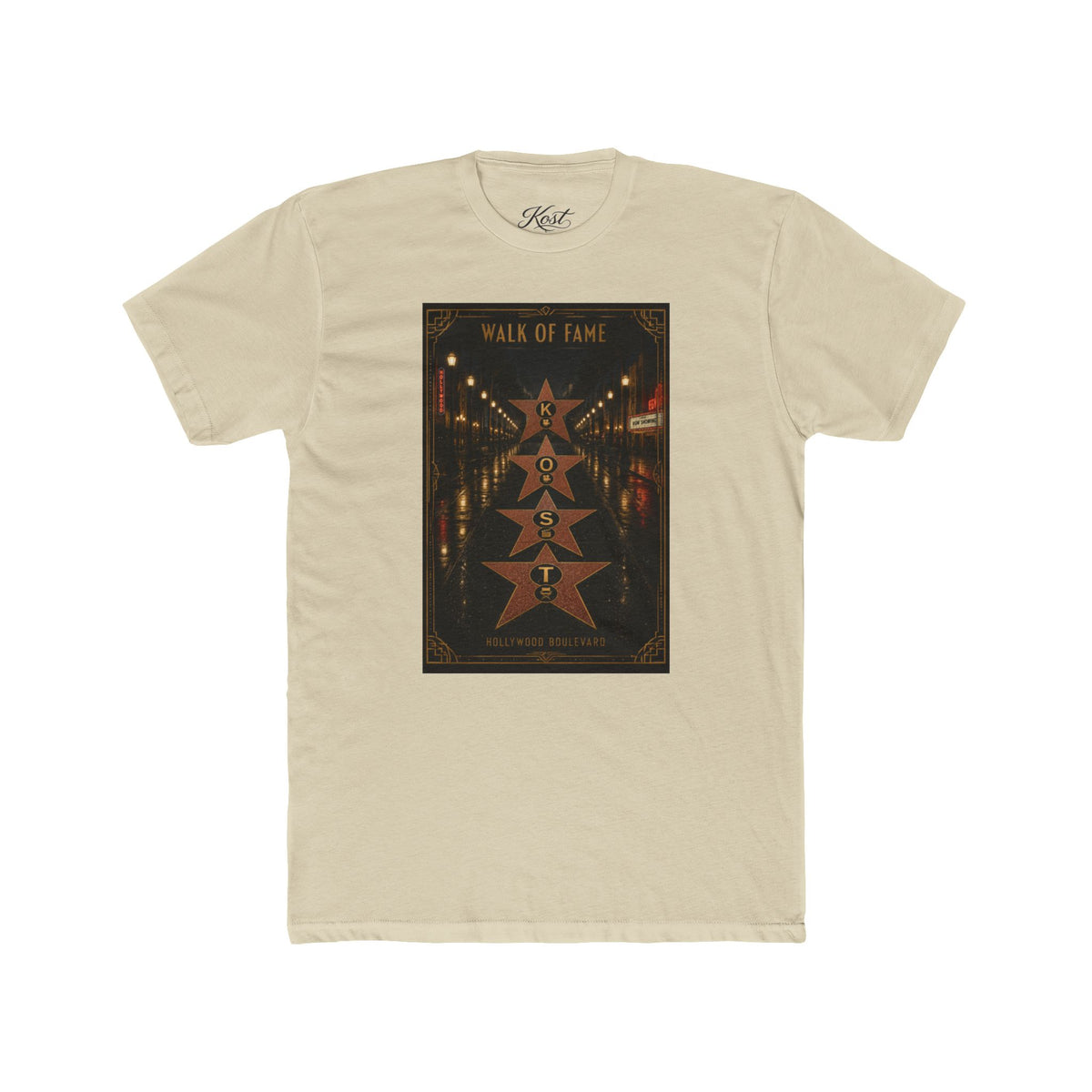 Walk of Fame Graphic Tee – Vintage Hollywood Star Design