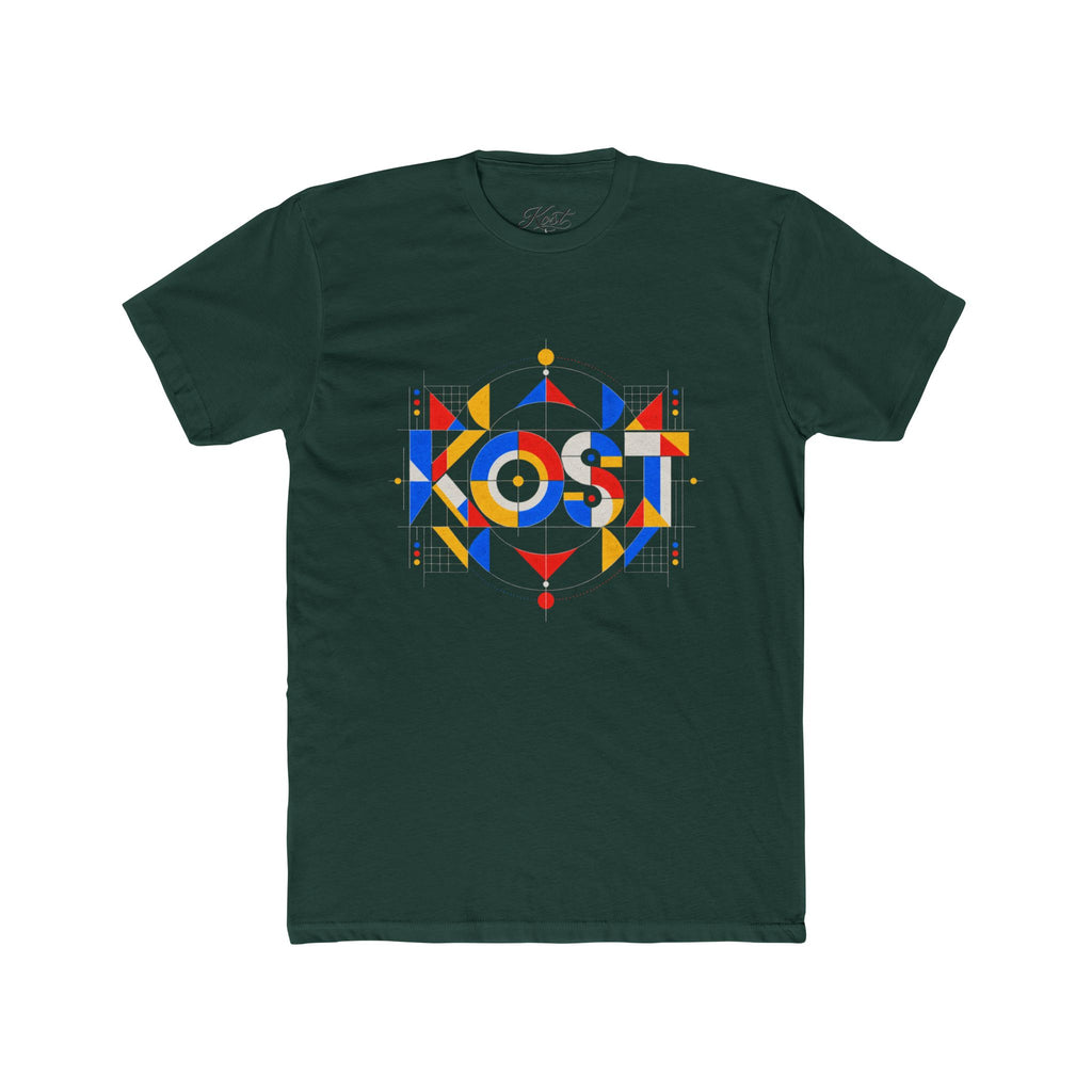 Lost Geometric Tee — Colorful Abstract Graphic T-Shirt