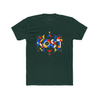 Lost Geometric Tee — Colorful Abstract Graphic T-Shirt