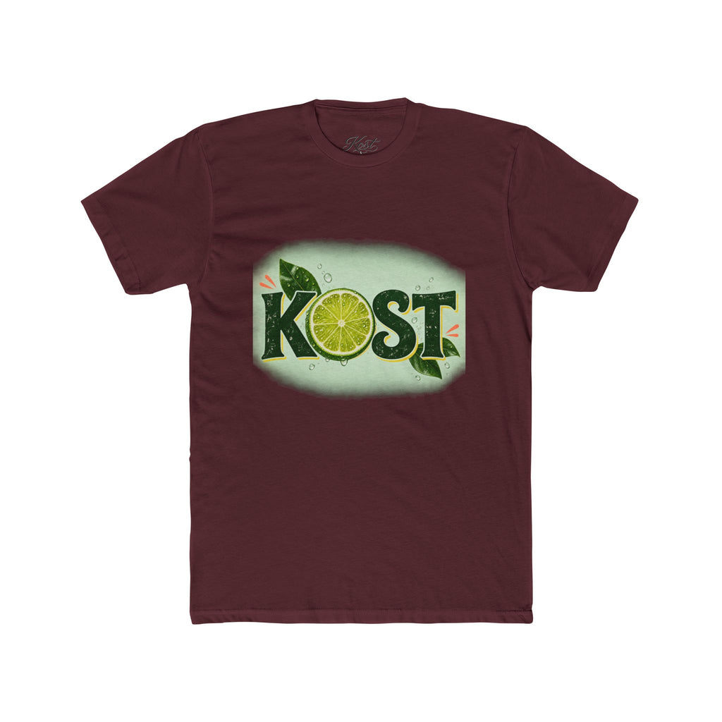 KOST Lime Graphic Cotton T-Shirt