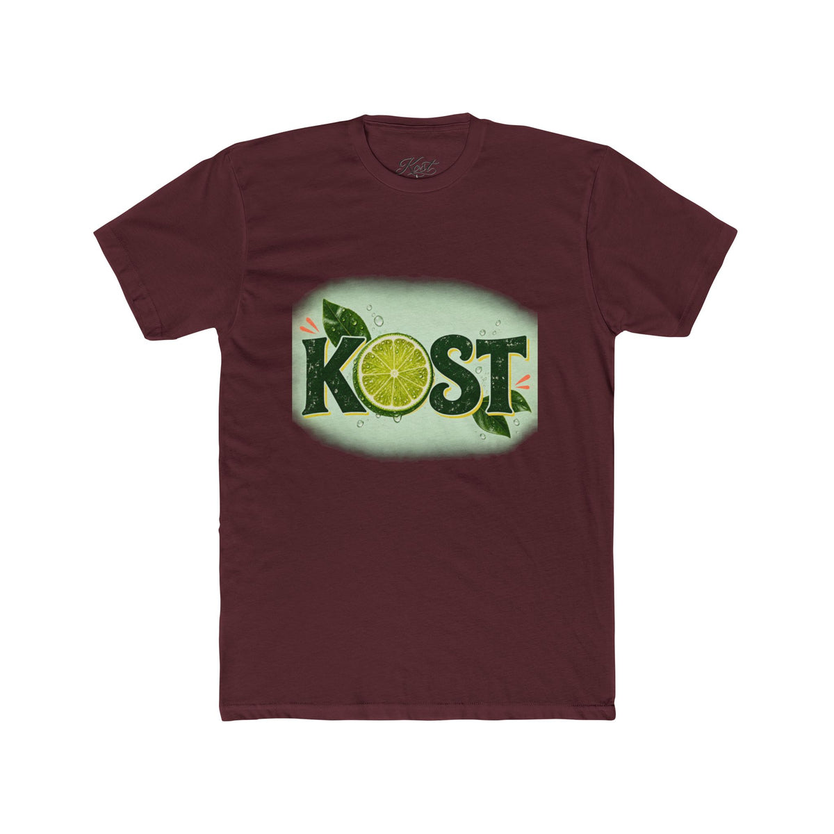 KOST Lime Graphic Cotton T-Shirt