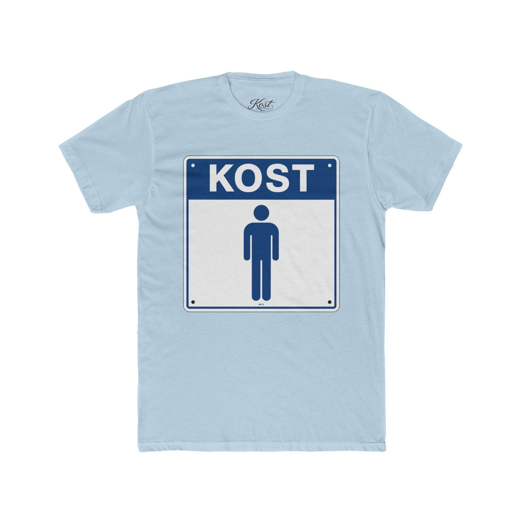 KOST Street Sign T‑Shirt — Retro Blue Icon Tee