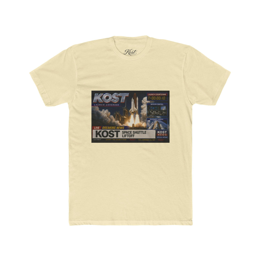 KOST Space Shuttle Launch Graphic Tee – Retro Rocket Sci‑Fi T-Shirt