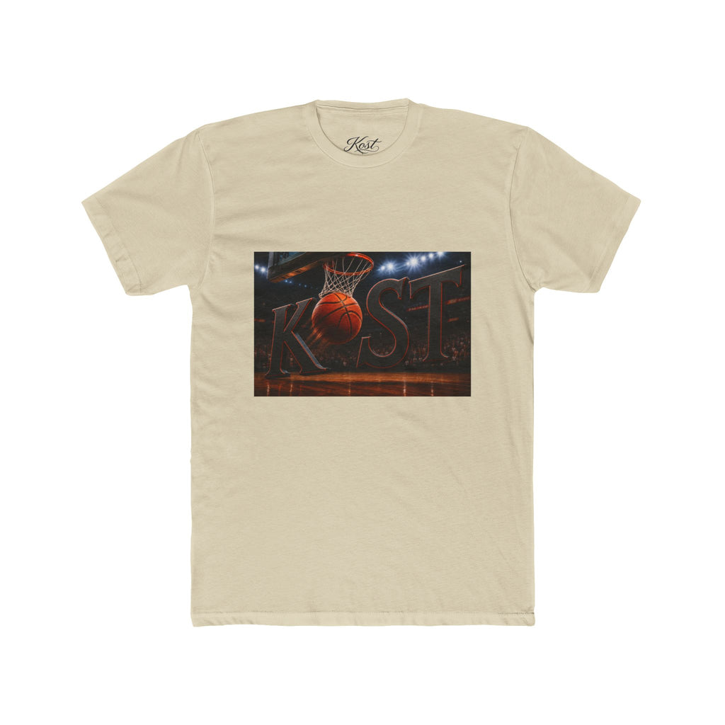 Basketball Hoop Graphic Tee — "Kobe" Dunk Design