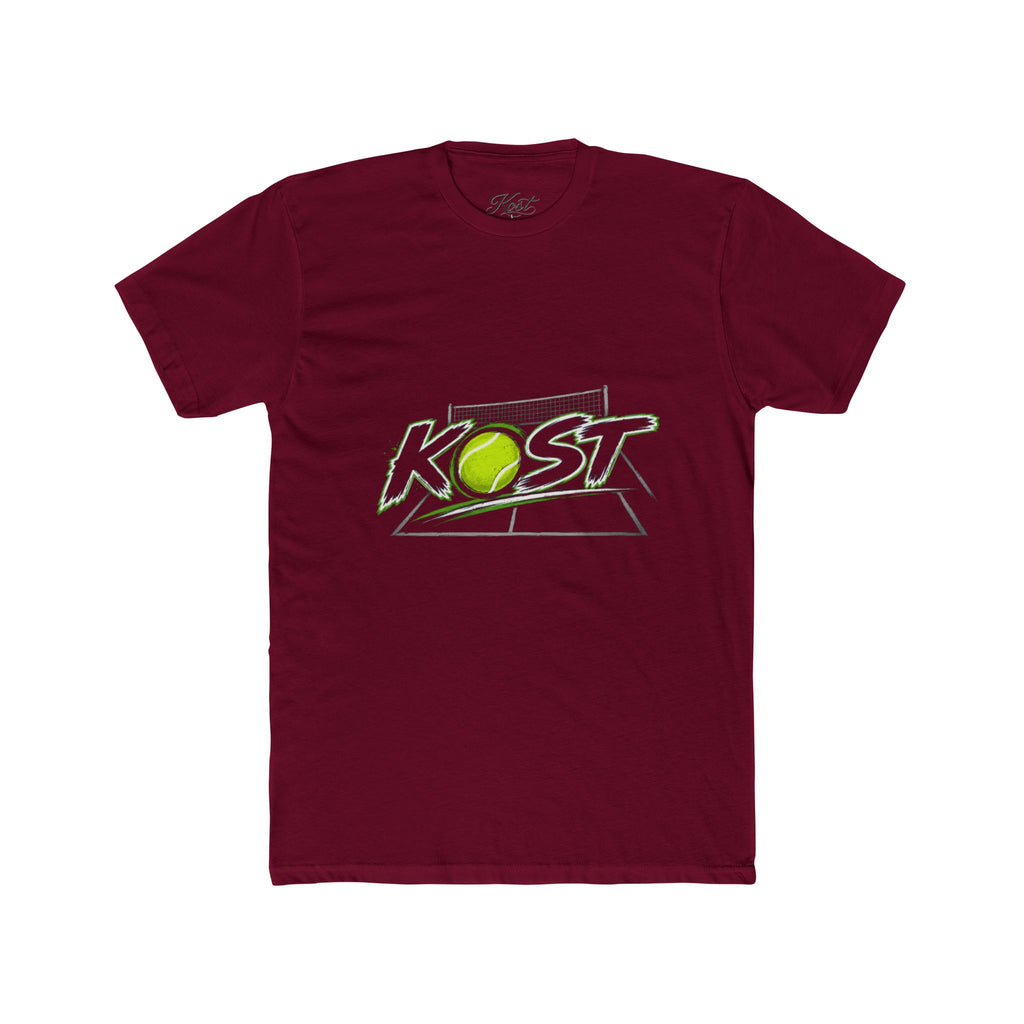 Tennis Tee — 'KOST' Graphic Cotton Crew Shirt