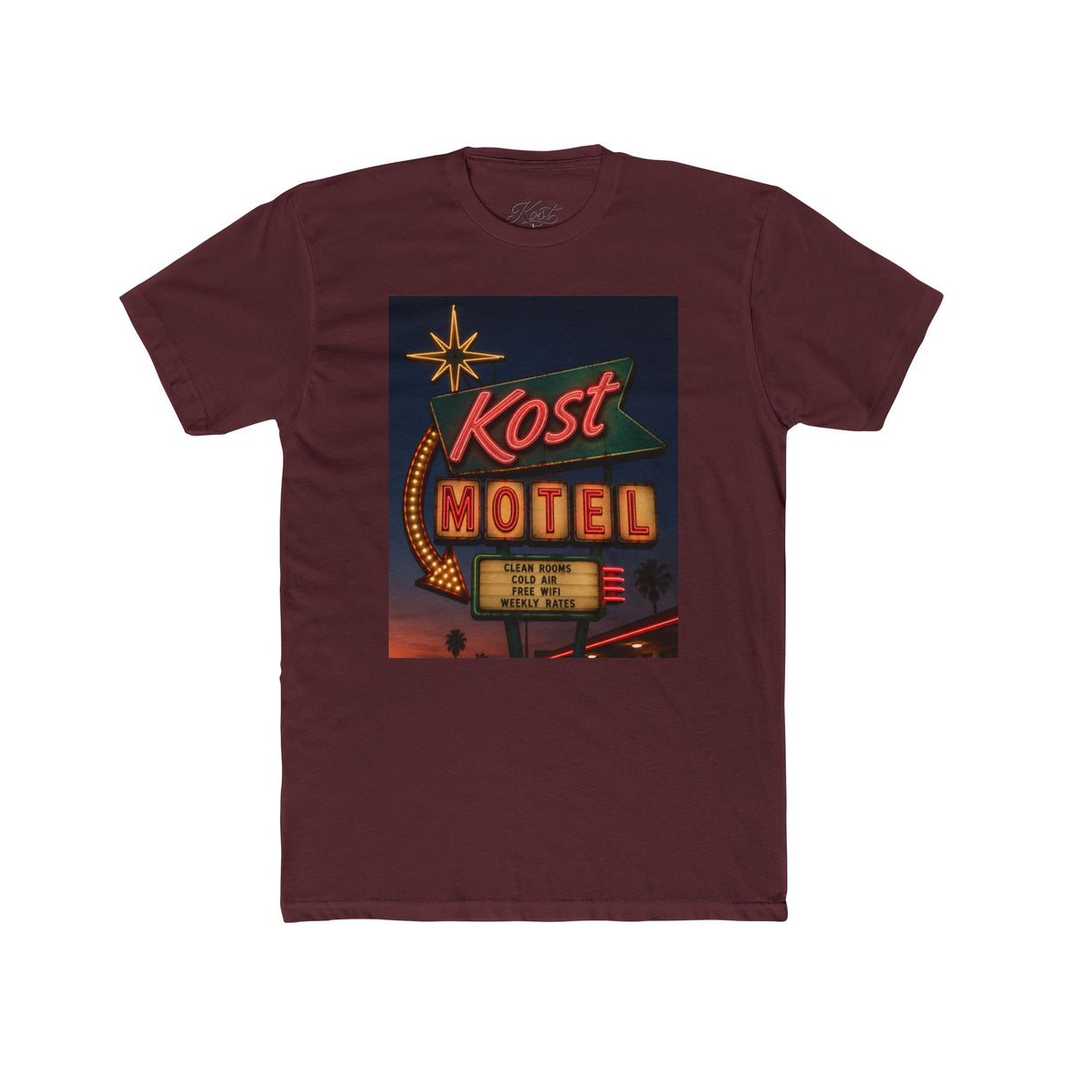 Kost Motel Vintage Roadside Sign Graphic T-Shirt