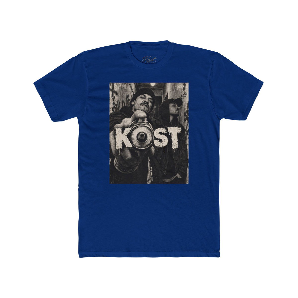 KOST Street Photo Crew Tee — Vintage Megaphone Graphic