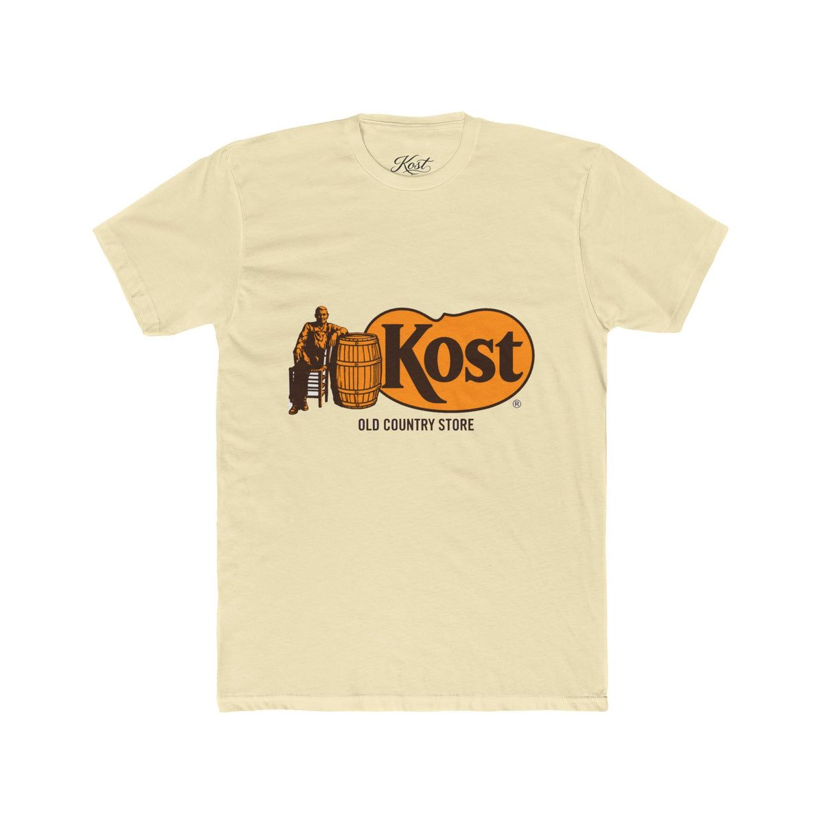 Kost Old Country Store Tee — Vintage Barrel Logo Cotton T-Shirt