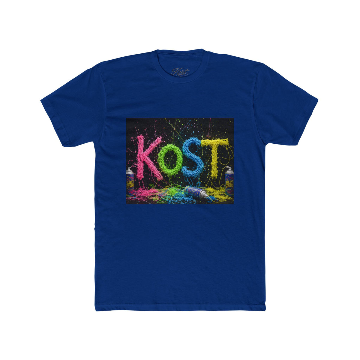 KOST Colorful Abstract Art Cotton T-Shirt