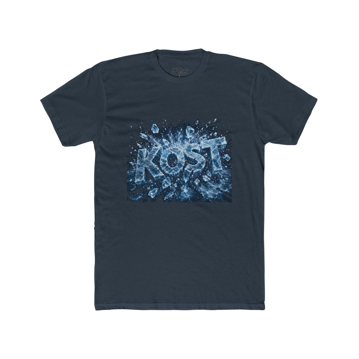 KOST Abstract Blue Graphic Cotton Crew Tee