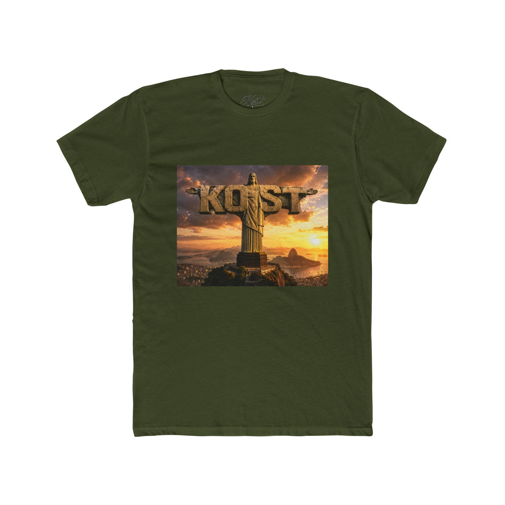 Christ the Redeemer Sunset T-Shirt – KOST Scripture Graphic Tee