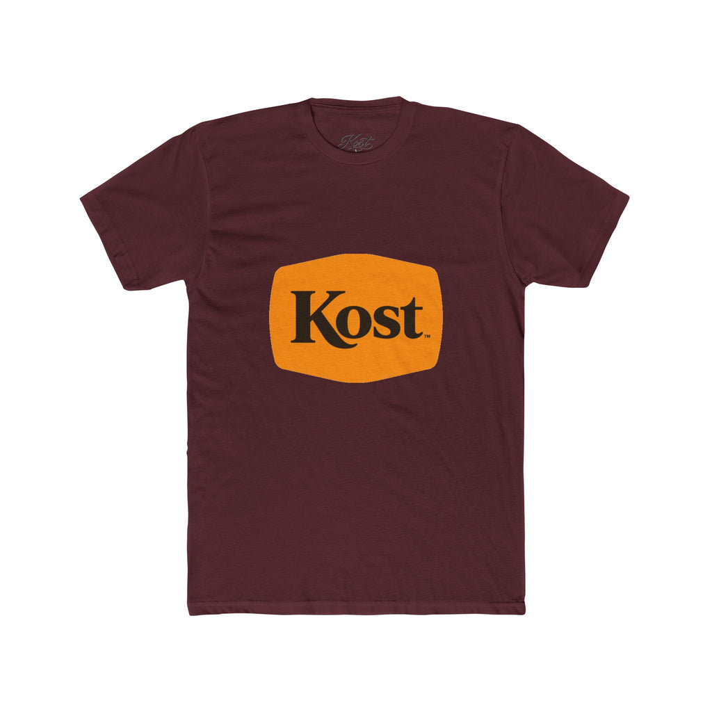 Kost Logo Tee — Retro Orange Graphic T-Shirt