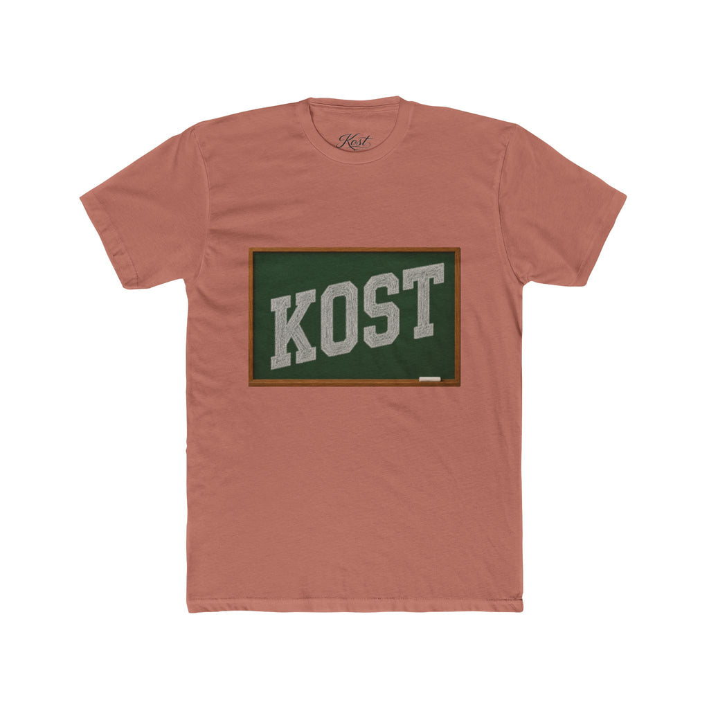 KOST Vintage Collegiate Tee — Retro Green Plaque Graphic
