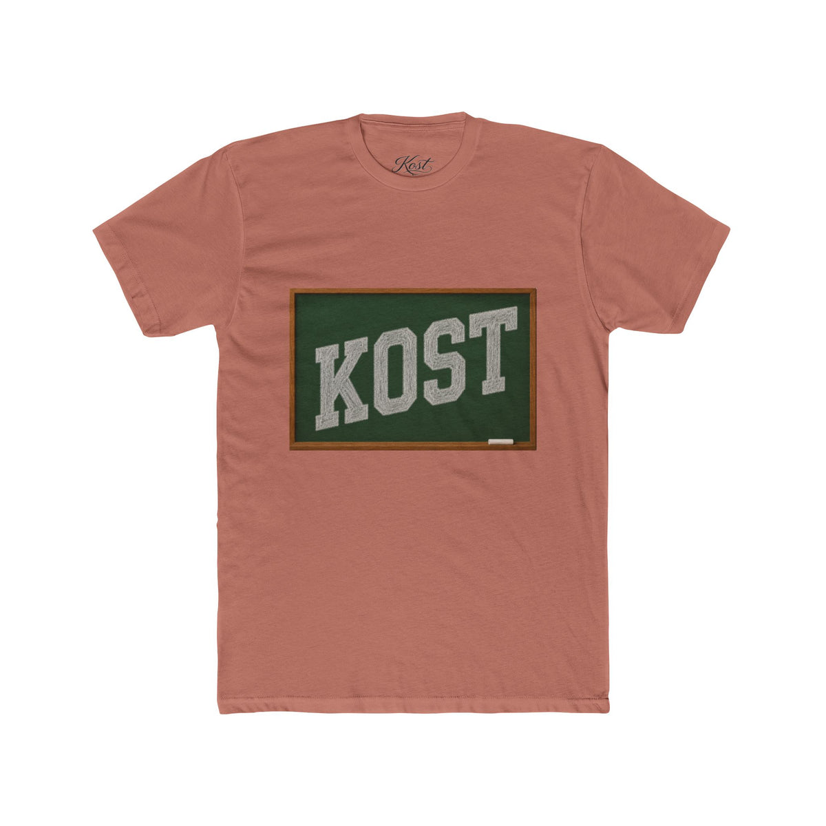 KOST Vintage Collegiate Tee — Retro Green Plaque Graphic