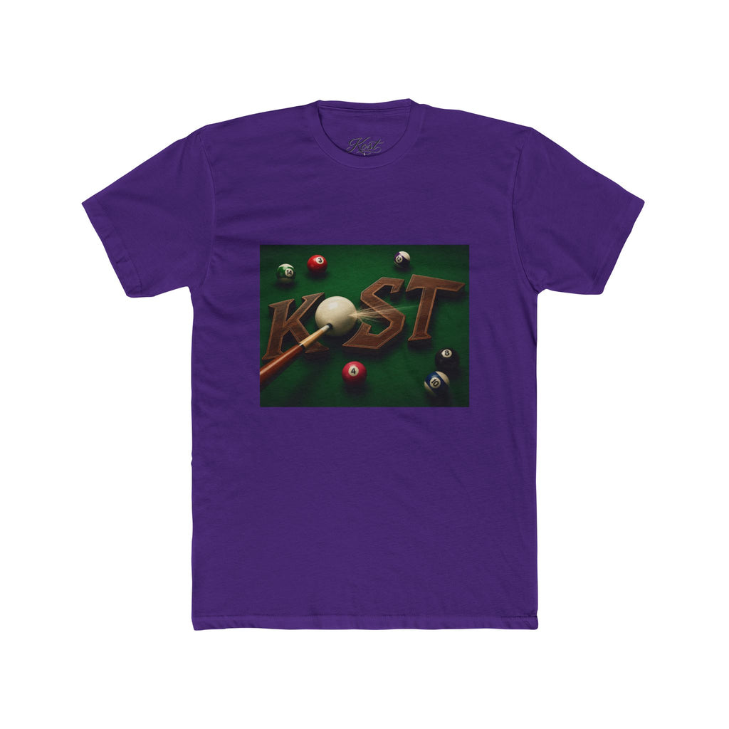 Billiards Pool Table Graphic Tee — 'KIST' 3D Cue Ball Design