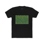Abstract Mosaic Green Pattern T‑Shirt