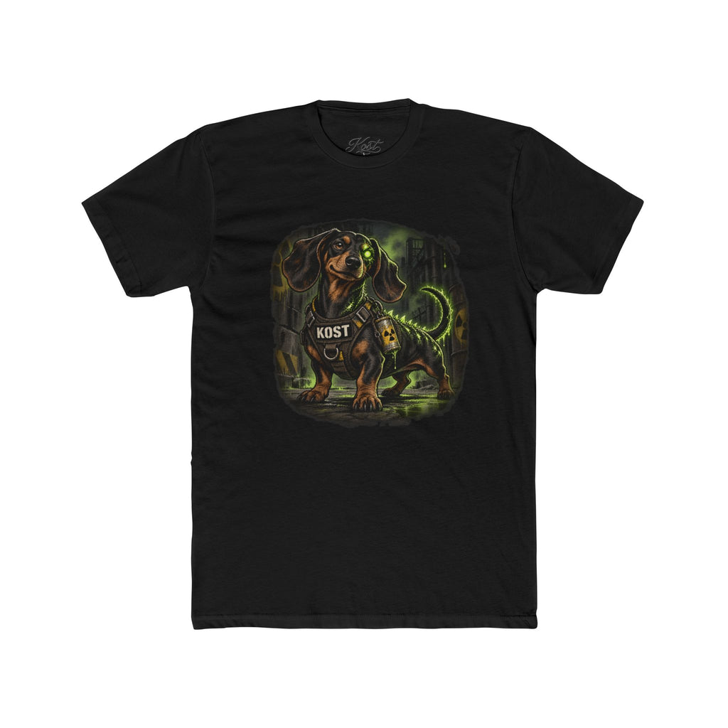 K9 Dachshund Guardian Tee — 'K9ST' Neon Dog Lover T-Shirt