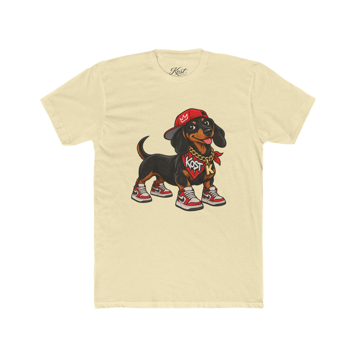 Dachshund Streetwear Tee — Cool K9 in Sneakers Graphic Shirt