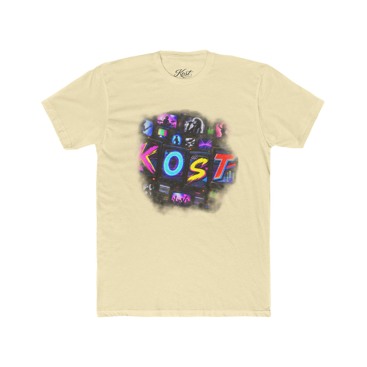 KOSTI Colorful Abstract Graphic T-Shirt