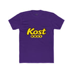 Kost Logo Tee — Retro Yellow Script Graphic T-Shirt