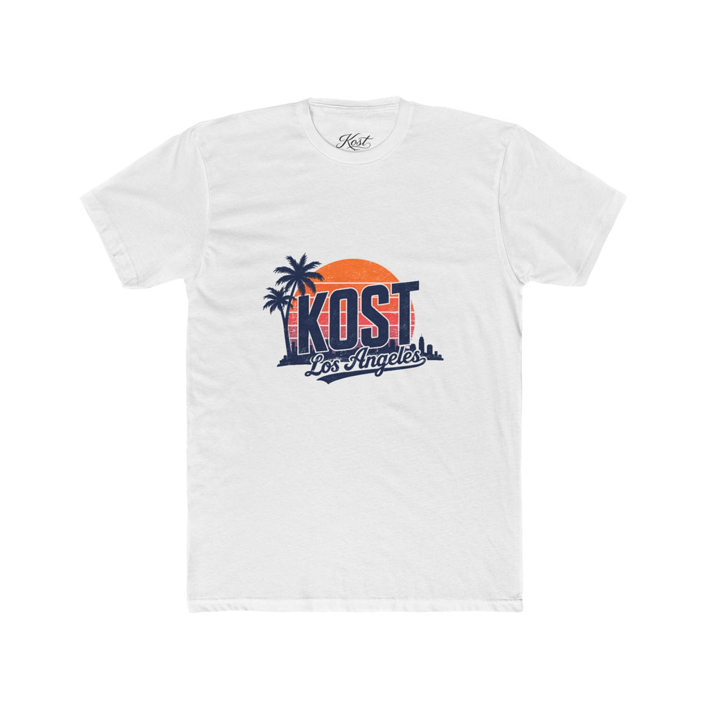 Los Angeles Sunset Tee — KOST Palm Tree Graphic