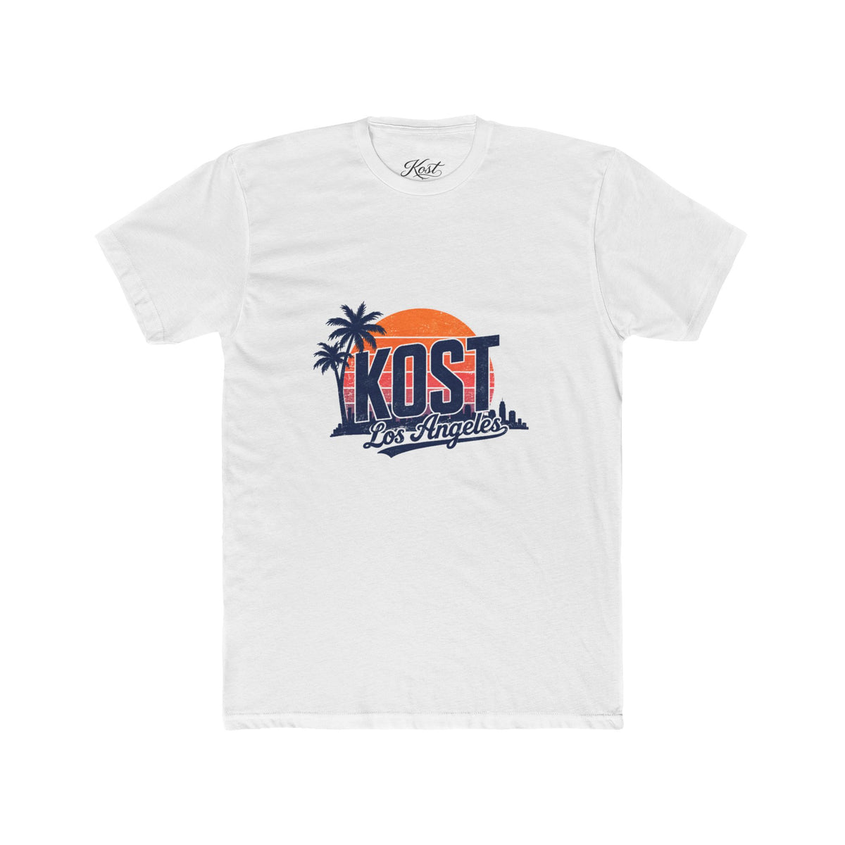 Los Angeles Sunset Tee — KOST Palm Tree Graphic