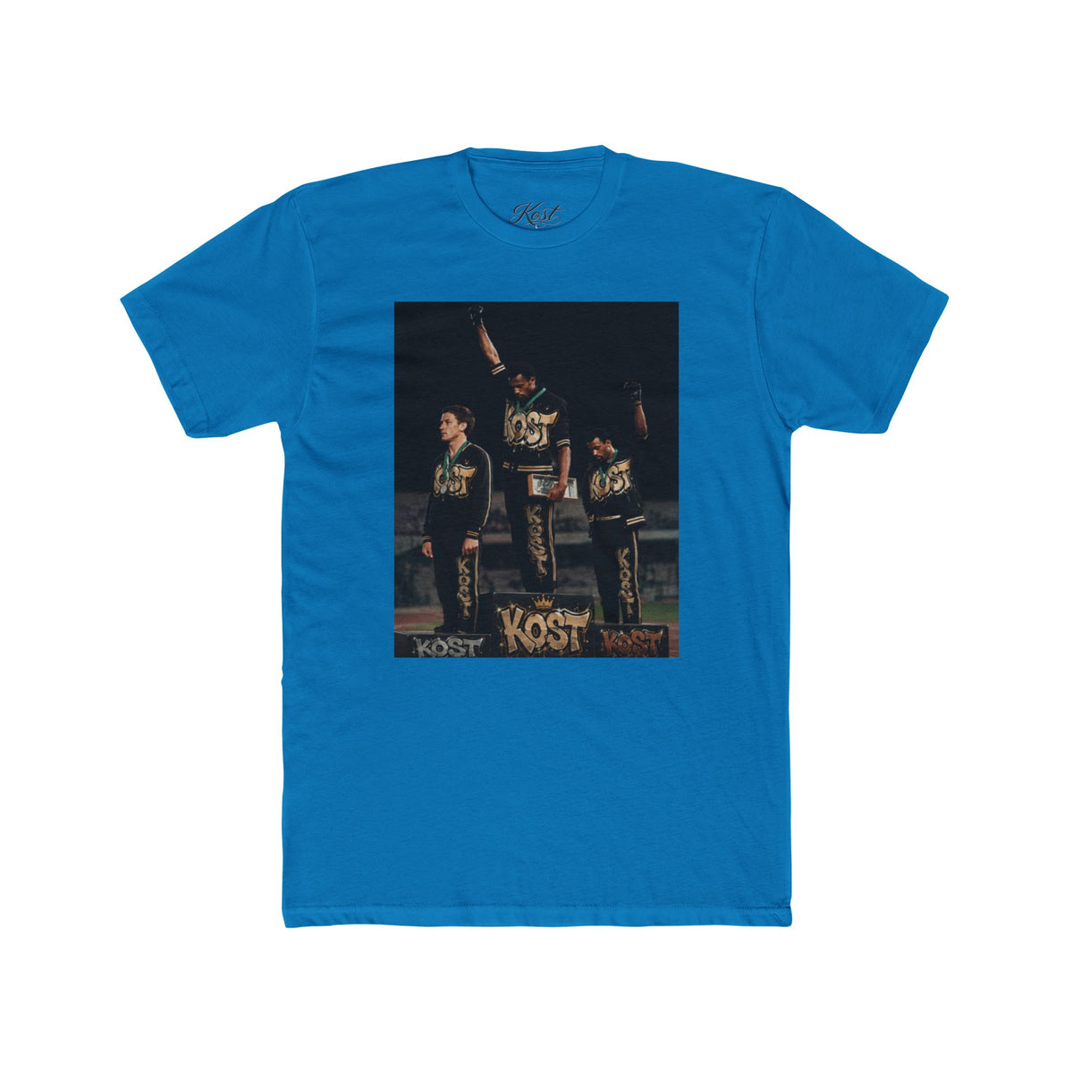 Vintage Band Photo Tee — KOST Crew Portrait Graphic T-Shirt