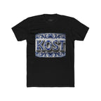 KOSTI Blue Ornamental Graphic T-Shirt
