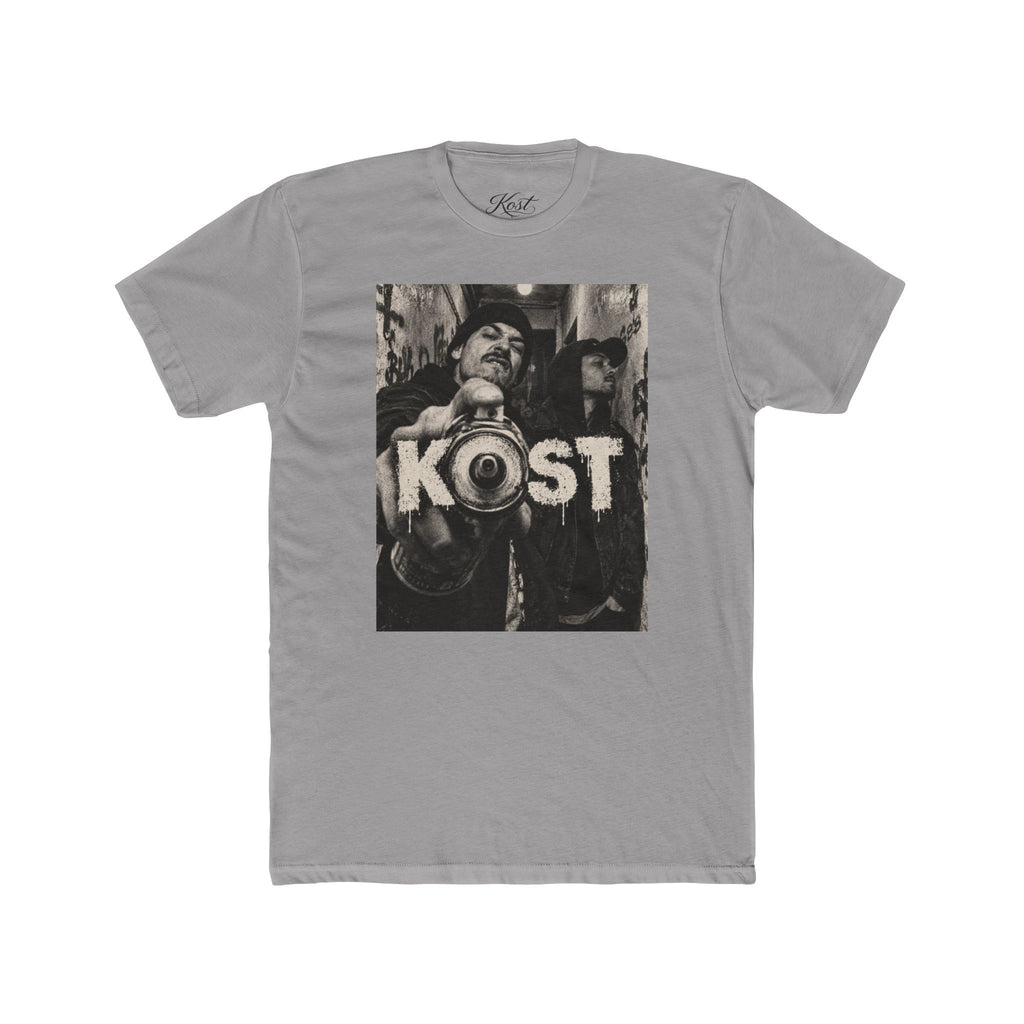 KOST Street Photo Crew Tee — Vintage Megaphone Graphic