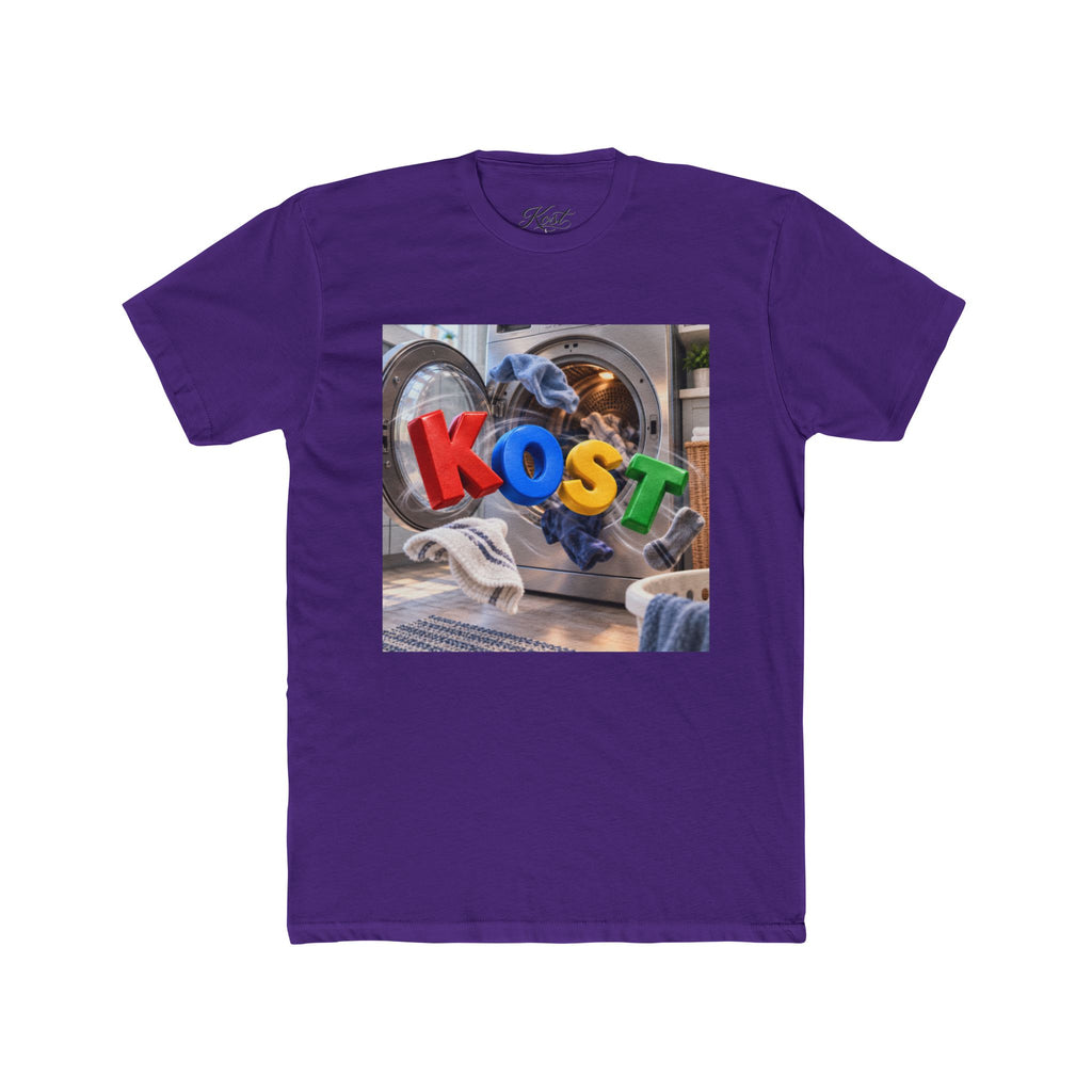 KOST Laundry Graphic Tee — Colorful Retro Washing Machine Design