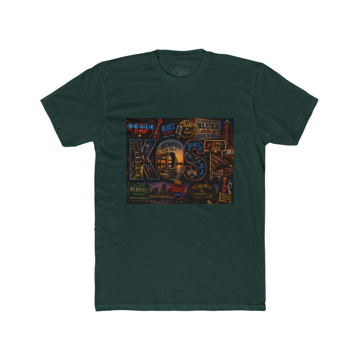 Neon Arcade Collage Graphic Tee