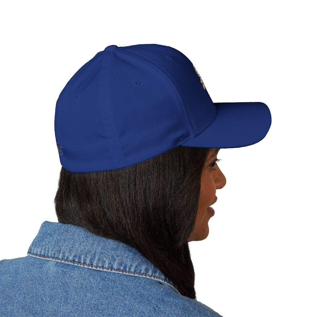 Embroidered 'Kost' Baroque Gold Logo Cap — Structured Closed-Back Hat