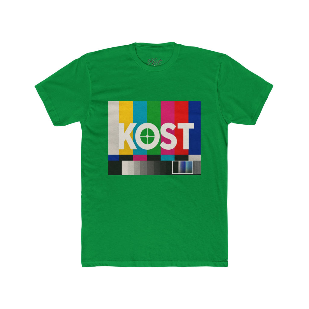 KOST Vintage TV Test Pattern Tee — Retro Broadcast Graphic T-Shirt