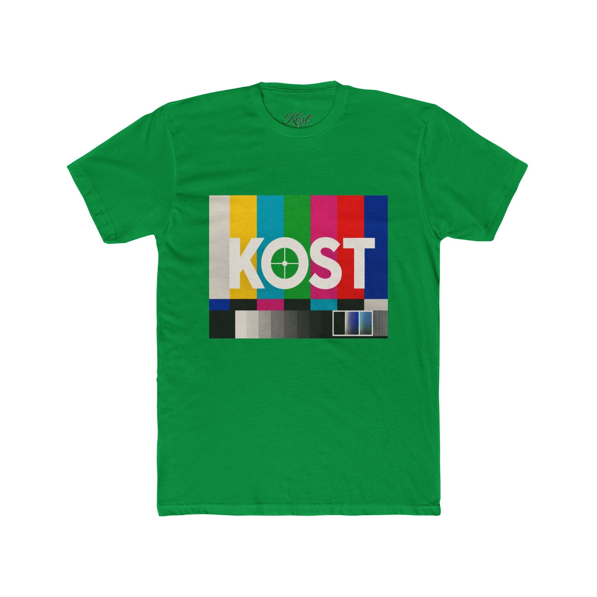 KOST Vintage TV Test Pattern Tee — Retro Broadcast Graphic T-Shirt