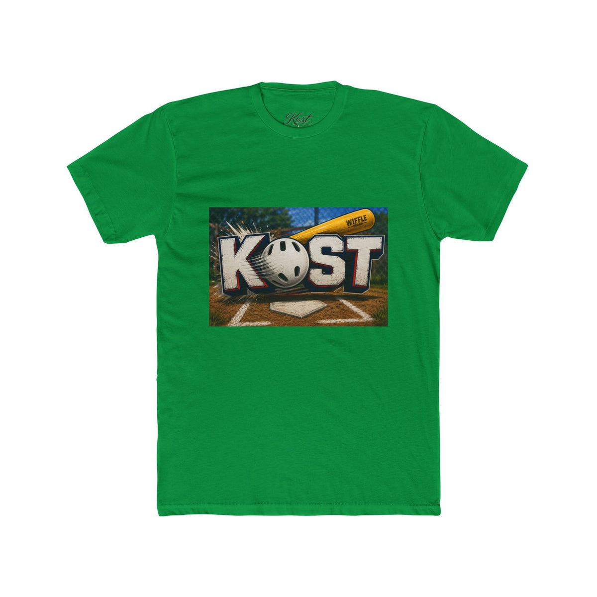 Kickball Crew Tee — "KOST" Graphic Baseball & Bat Design