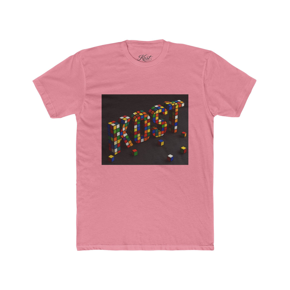 LOST Rubik Block Graphic Tee — Retro Puzzle Typography T‑Shirt
