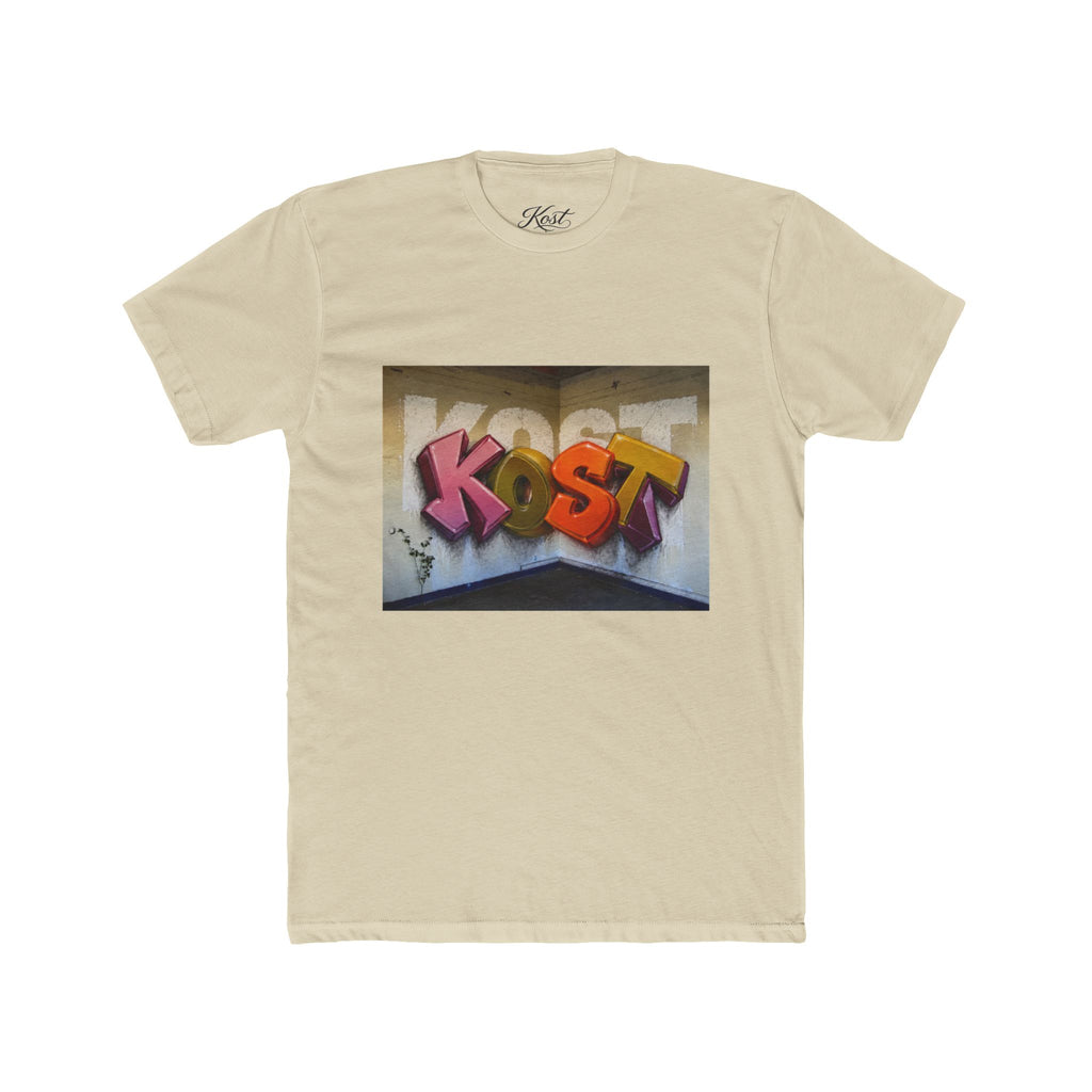 Graffiti "KOST" Street Art T‑Shirt — Bold Urban Lettering Tee