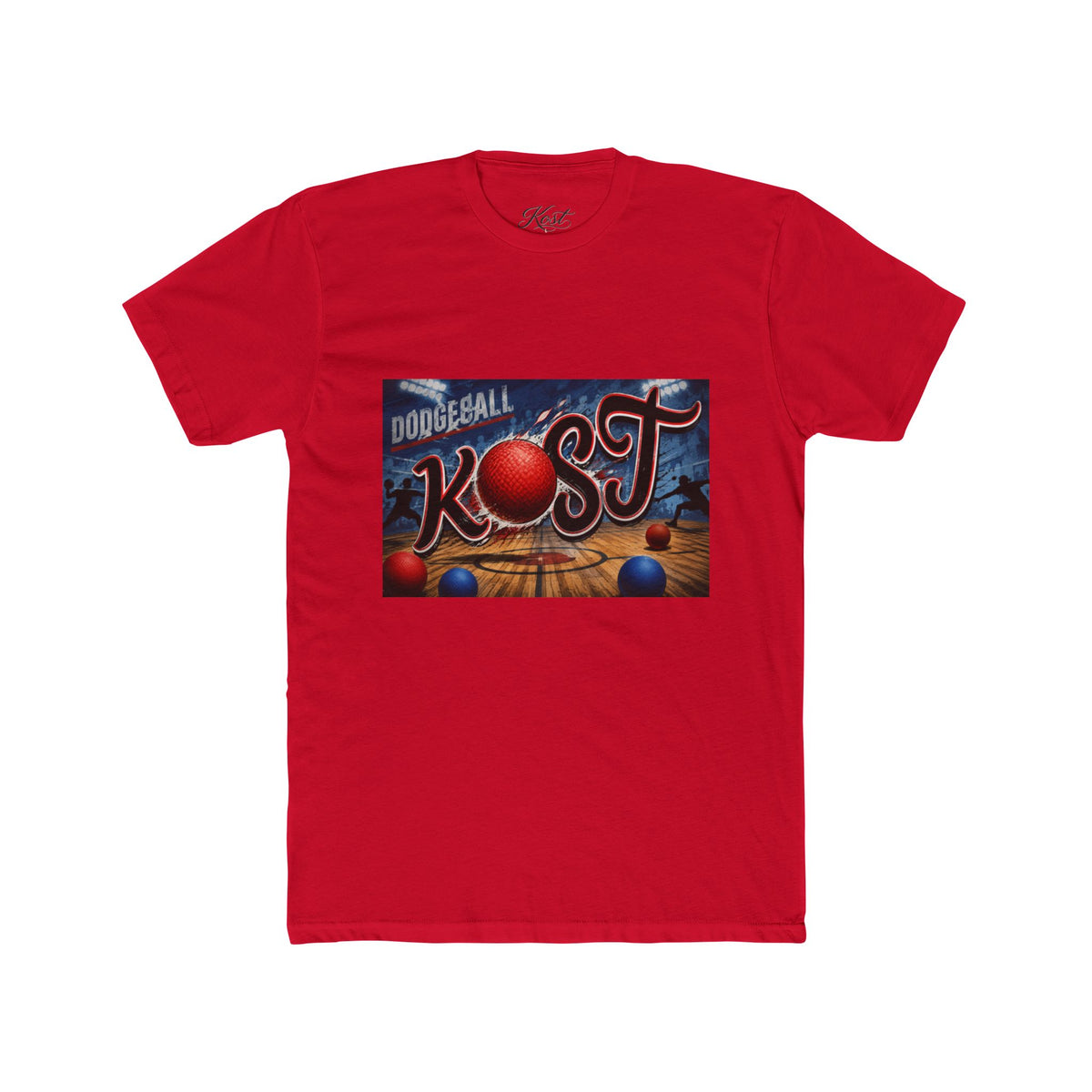 Dodgeball KOST Retro Graphic Tee — Vintage Sports Crew Shirt
