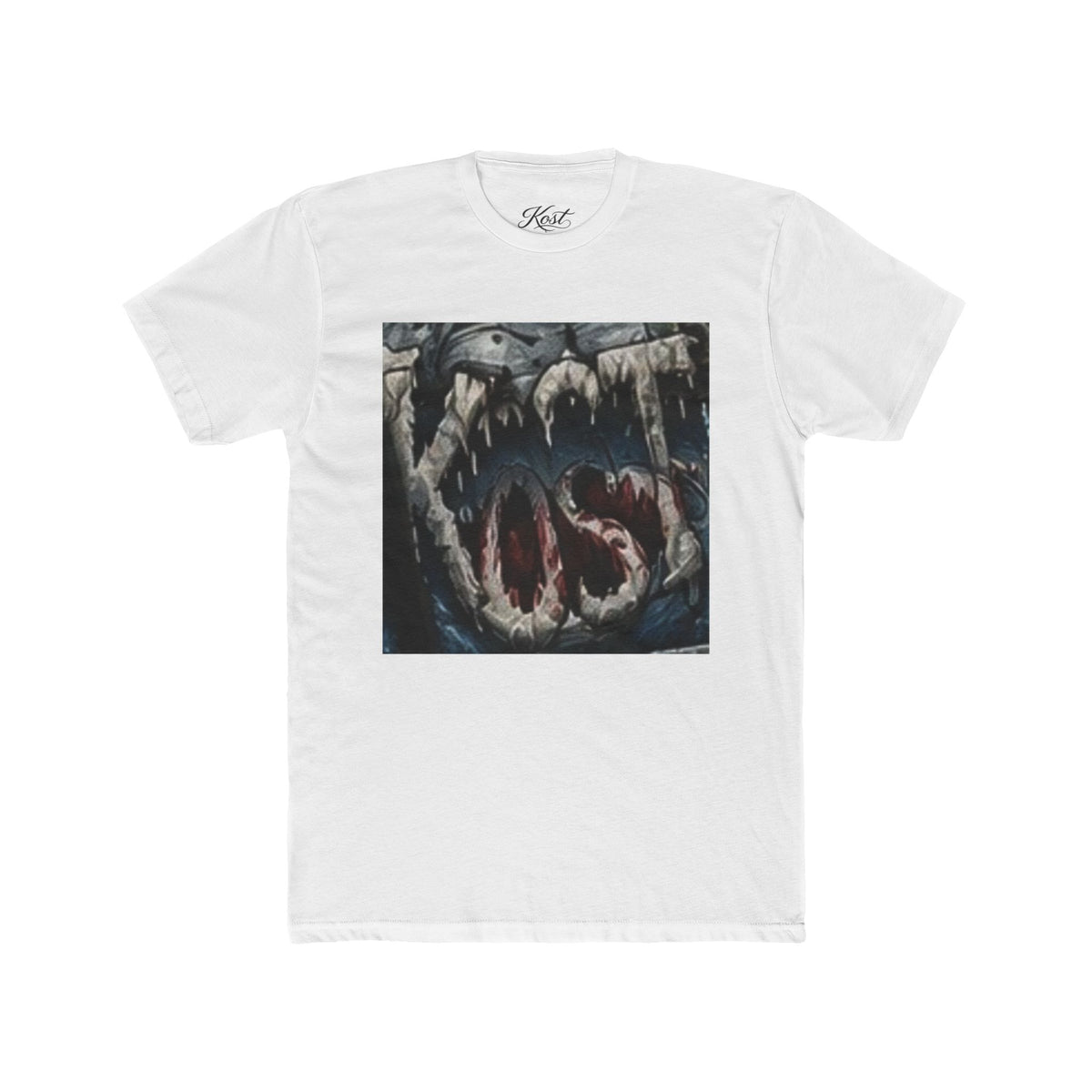 Shark Bite Graphic Tee — 'Lost' Horror Shark Design