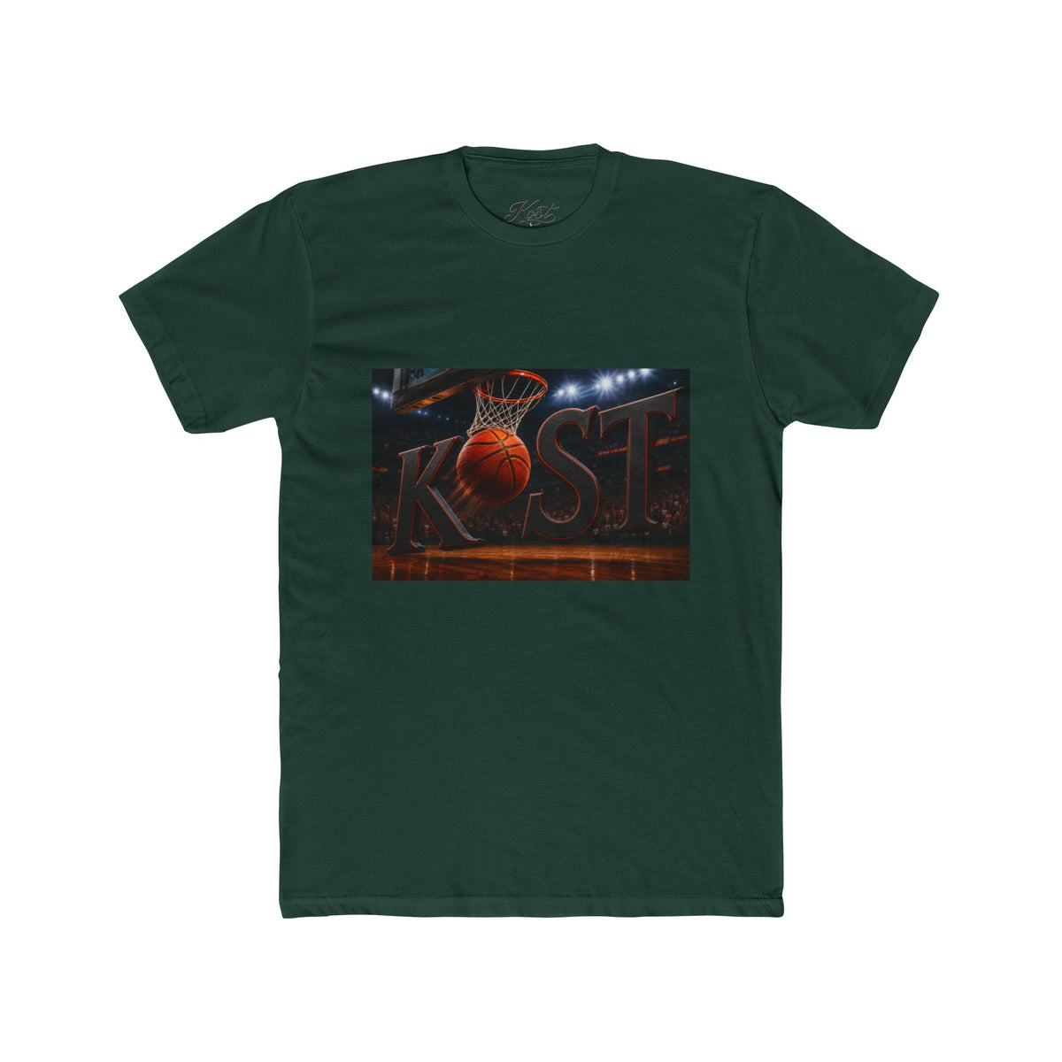 Basketball Hoop Graphic Tee — "Kobe" Dunk Design
